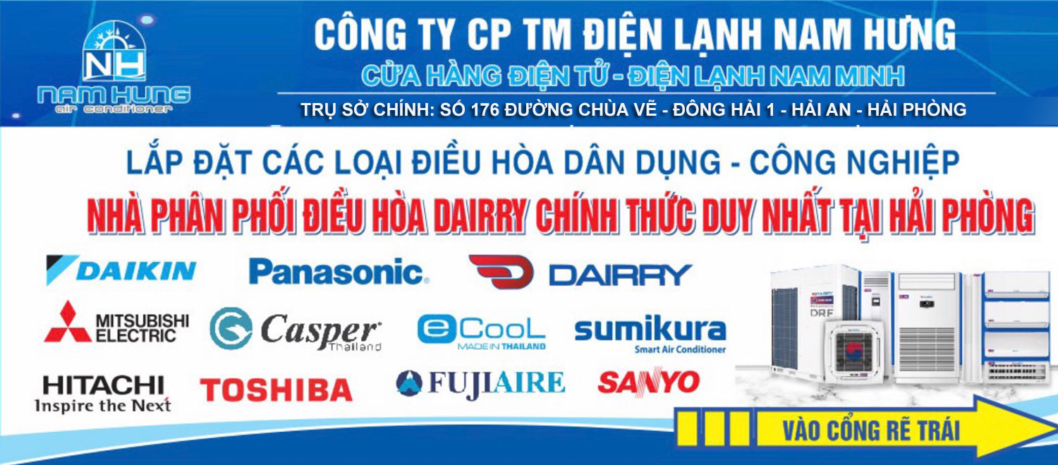  Điều hòa Dairry Hàn Quốc - Ecool Thái Lan
