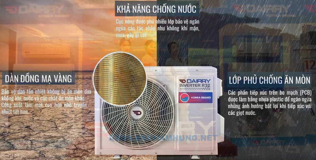 Dieu hoa Dairry i-DR09LKC dan ma vang rat ban